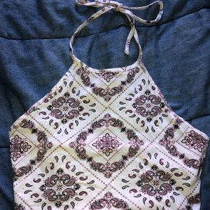 Cool Pattern Crop Top